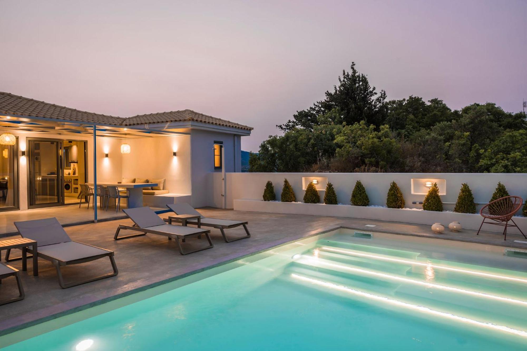 Villa Mirto - Iris Sunset Villas Lepedha Ngoại thất bức ảnh